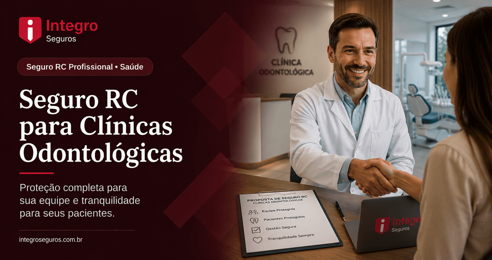 Seguro de Responsabilidade Civil para Clínica Odontológica (PJ)